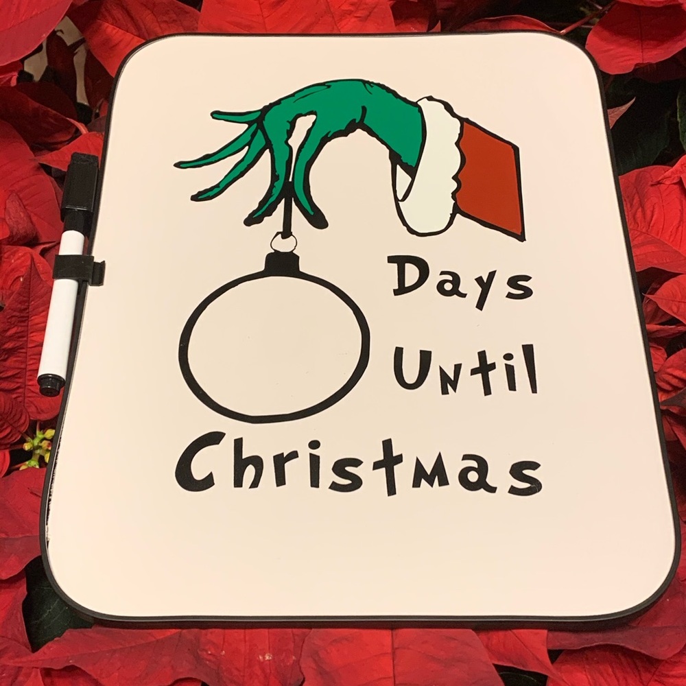 Grinch Countdown to Christmas Sign